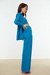 Pants - Navy blue - Straight