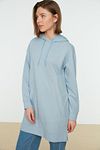 Sweatshirt - Blue - Regular fit