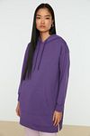 Sweatshirt - Purple - Regular fit