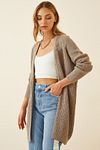 Strickjacke - Braun - Regular Fit