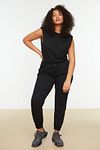 Große Größen in Sweathose - Schwarz - Jogger