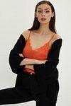 Bluse - Orange - Slim Fit