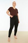 Große Größen in Jeans - Schwarz - Skinny