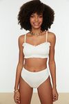 Bikini-Hose - Weiß - Unifarben