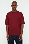 T-Shirt - Burgundy - Oversize