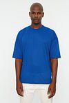 T-Shirt - Dunkelblau - Oversized