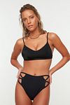 Bikini-Hose - Schwarz - Unifarben