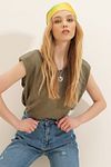 Bluse - Khaki - Regular Fit