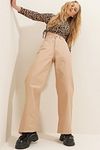 Jeans - Beige - Wide Leg