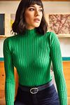 Sweater - Green - Slim fit