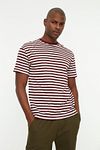 T-Shirt - Bordeaux - Regular Fit