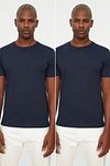 T-Shirt - Navy blue - Regular fit