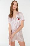 Pyjama - Rosa - Mit Slogan