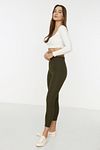 Leggings - Khaki - High Waist