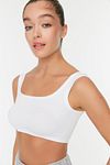 Sports Bra - White - Plain