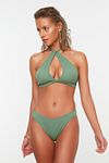 Bikini-Hose - Grün - Unifarben