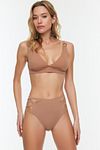 Bikini-Hose - Braun - Unifarben