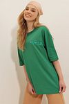 T-Shirt - Grün - Oversized