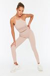 Sport-Leggings - Rosa - Hoher Bund