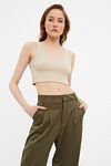 Bustier - Beige - Unifarben