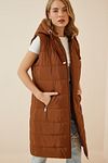 Vest - Brown - Puffer