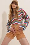 Shorts - Brown - High Waist