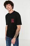 T-Shirt - Black - Relaxed fit