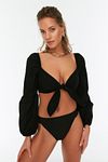 Bluse - Schwarz - Slim Fit