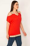 Plus Size Blouse - Red - Regular fit