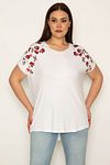 Plus Size Blouse - Ecru - Regular fit