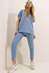 Sweatsuit - Blue - Relaxed fit
