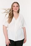 Plus Size Blouse - Ecru - Regular fit