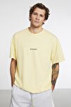 T-Shirt - Gelb - Oversized
