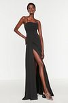Evening & Prom Dress - Black - Shift