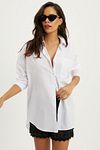 Shirt - White - Oversize
