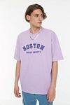 T-Shirt - Lila - Oversized