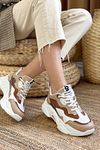 Sneaker - Mehrfarbig - Flacher Absatz
