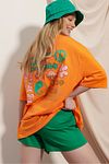 T-Shirt - Orange - Oversized