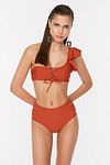 Bikini-Hose - Braun - Unifarben