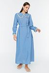 Kleid - Blau - A-Linie