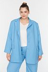 Große Größen in Jacke - Blau - Regular Fit