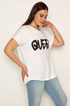 Plus Size Blouse - White - Regular fit