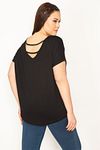 Plus Size Blouse - Black - Regular fit