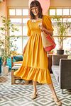 Kleid - Gelb - A-Linie