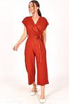 Jumpsuit - Orange - Relaxed Fit