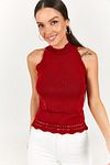 Bluse - Bordeaux - Slim Fit