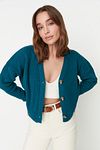 Strickjacke - Blau - Regular Fit