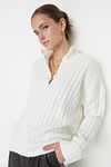 Pullover - Ecru - Oversized