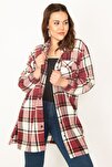 Plus Size Shirt - Burgundy - Relaxed