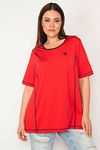 Plus Size Blouse - Red - Regular fit